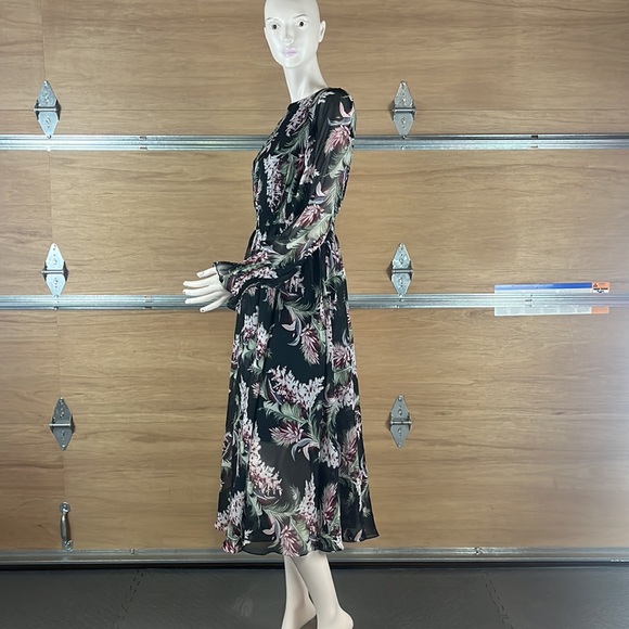 NWOT Mikael Aghal Midi Dress Sz 6 - Picture 4 of 15